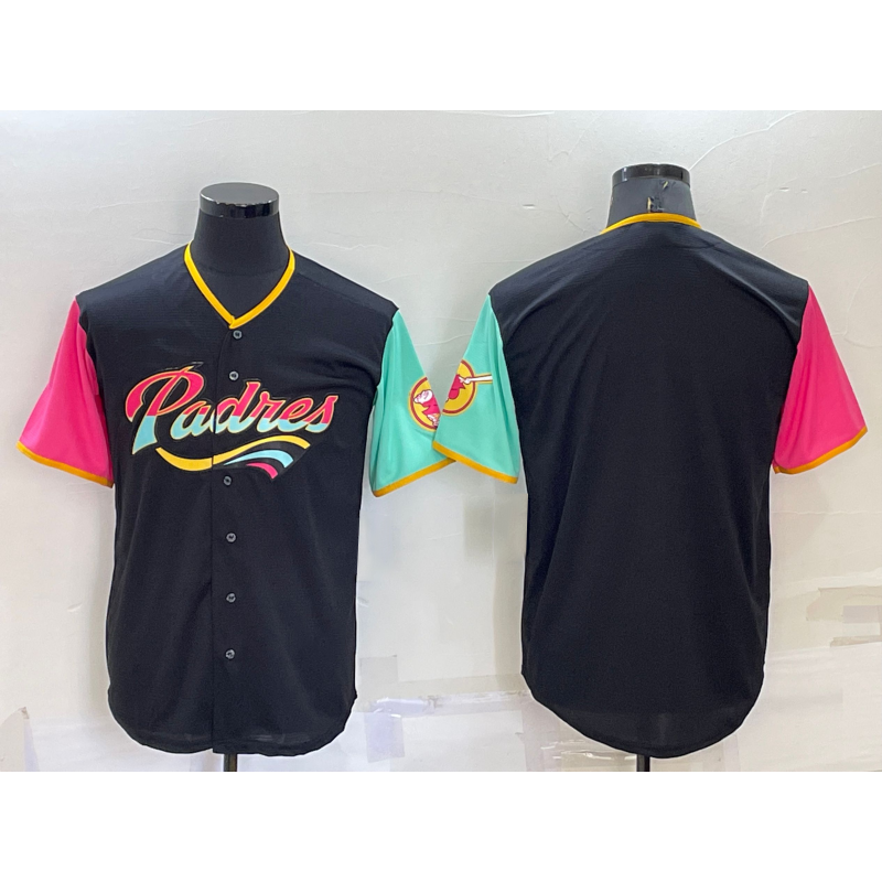 Baseball Jersey | San Diego Padres Blank Black 2022 City Connect Stitched - image 1