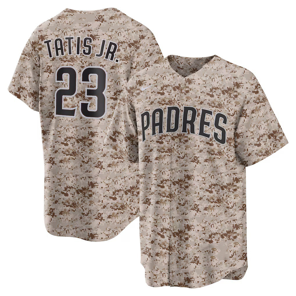 Baseball Jersey | San Diego Padres #23 Fernando Tatis Jr. Camo USMC Alternate Replica Player - image 1