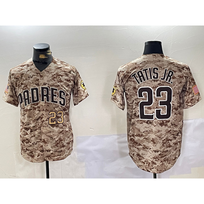 Baseball Jersey | San Diego Padres #23 Fernando Tatis Jr Camo Stitched Cool - image 1