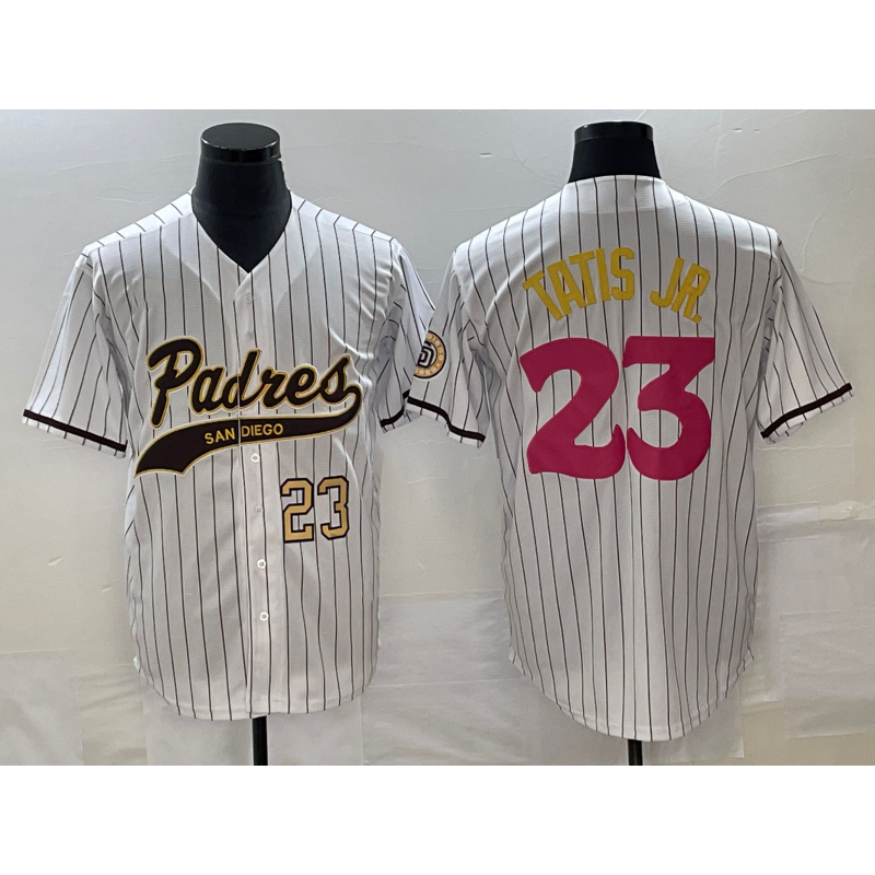 Baseball Jersey | San Diego Padres #23 Fernando Tatis Jr Number White NEW 2023 City Connect Stitched - image 1
