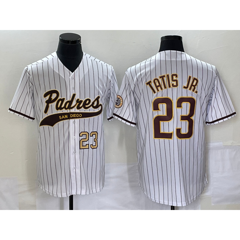 Baseball Jersey | San Diego Padres #23 Fernando Tatis Jr Number White NEW 2023 Stitched - image 1