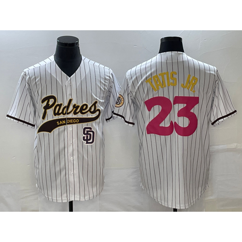 Baseball Jersey | San Diego Padres #23 Fernando Tatis Jr White NEW 2023 City Connect Stitched - image 1