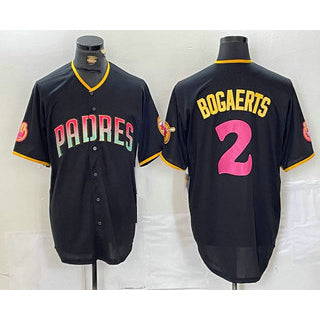 Baseball Jersey | San Diego Padres #2 Xander Bogaerts Black Fashion - image 1