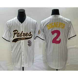 Baseball Jersey | San Diego Padres #2 Xander Bogaerts White NEW 2023 City Connect Stitched - image 1