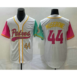Baseball Jersey | San Diego Padres #44 Joe Musgrove Number White NEW 2023 City Connect Stitched - image 1