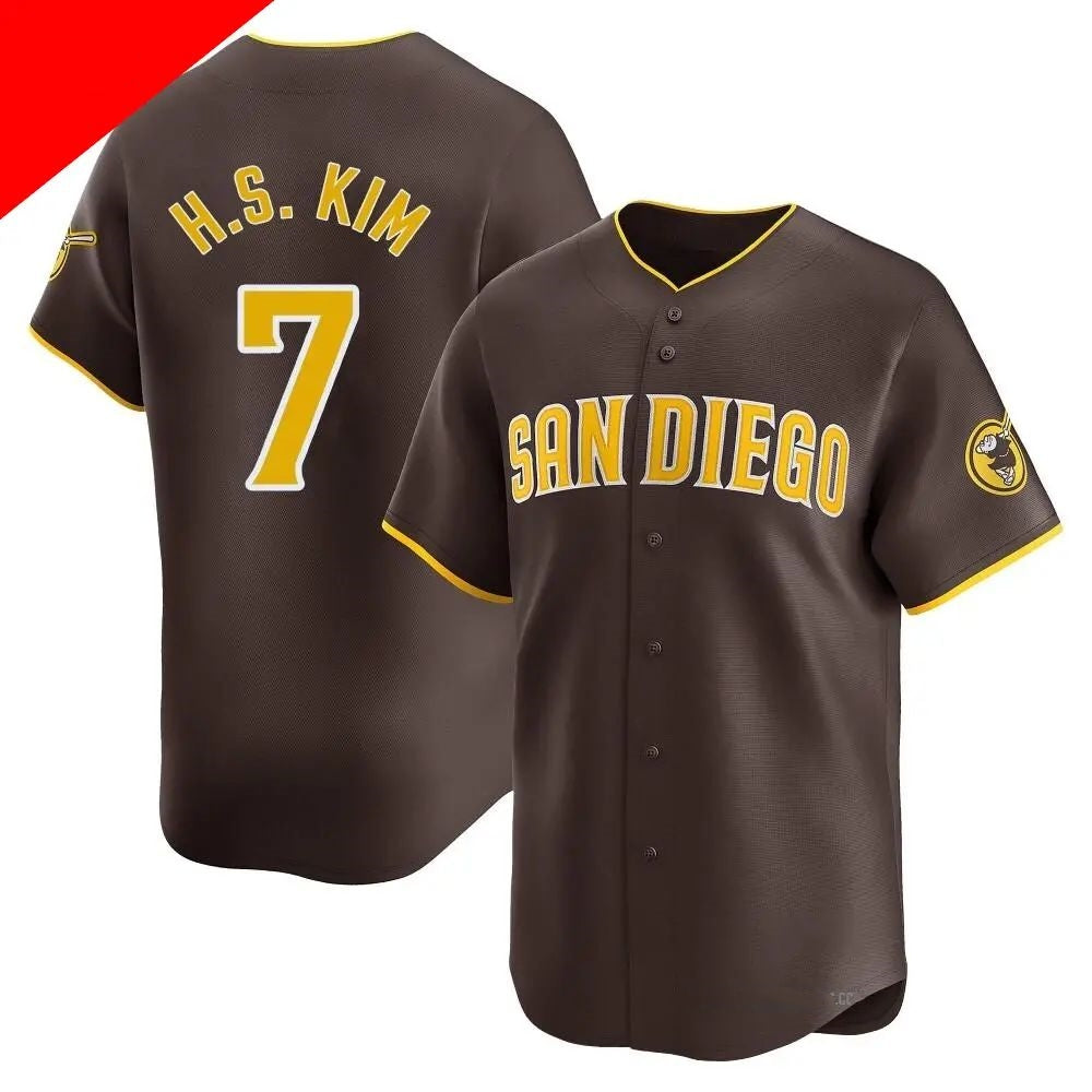 Baseball Jersey | San Diego Padres #7 Ha-Seong Kim Brown Stitched - image 1