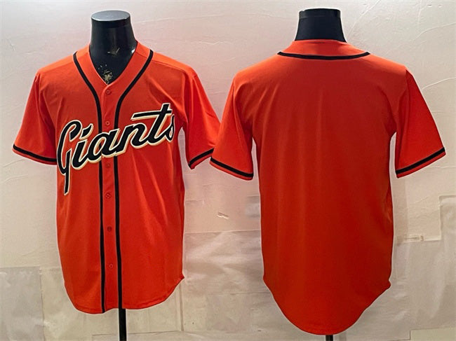 Baseball Jersey | San Francisco Giants Blank Orange Stitched - image 1