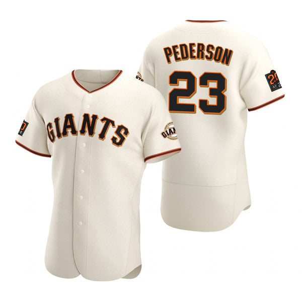 Baseball Jersey | San Francisco Giants #23 Joc Pederson Cream Stitched - image 1