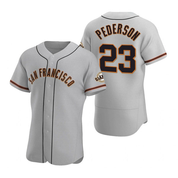 Baseball Jersey | San Francisco Giants #23 Joc Pederson Gray Stitched - image 1