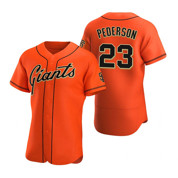 Baseball Jersey | San Francisco Giants #23 Joc Pederson Orange Stitched - image 1