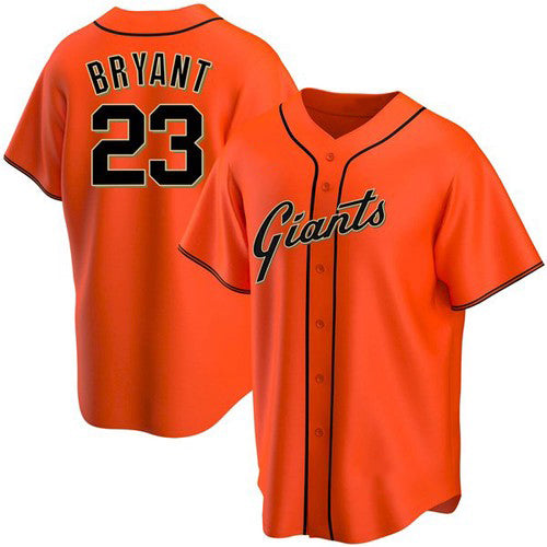 Baseball Jersey | San Francisco Giants #23 Kris Bryant Orange Cool - image 1