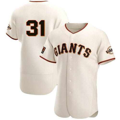 Baseball Jersey | San Francisco Giants #31 LaMonte Wade Jr Cream 2021 Home Player - image 1