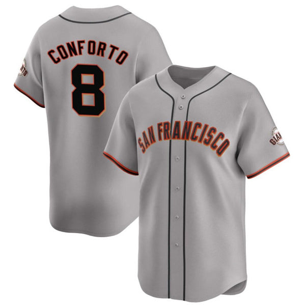 Baseball Jersey | San Francisco Giants #8 Michael Conforto Gray Stitched - image 1