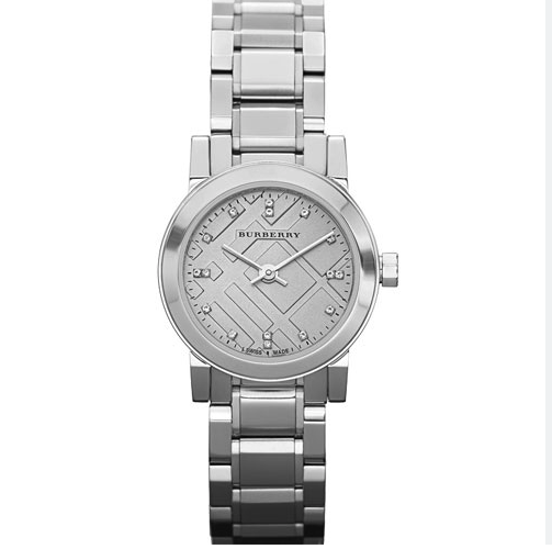 Burberry Ladies The City Diamonds Steel 26mm Watch - product view 1