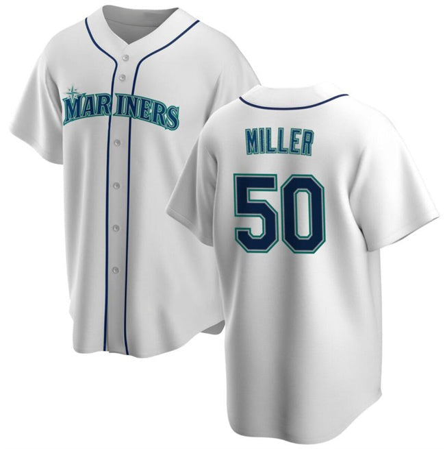 Baseball Jersey | Seattle Mariners #50 Edgar Martinez White Stitched - image 1
