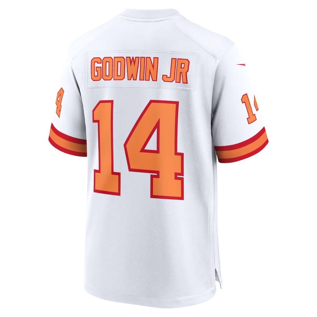 American Football Jersey | TB.Buccaneers #14 Chris Godwin Jr. '76 White 50th Season Game Jersey - image 1