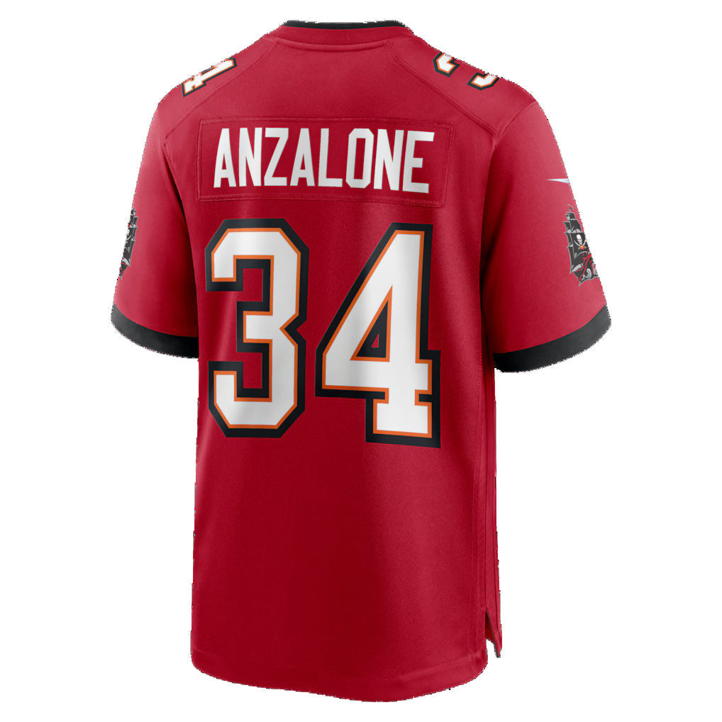 American Football Jersey | TB.Buccaneers #34 Alex Anzalone Red Team Game Stitched - image 1