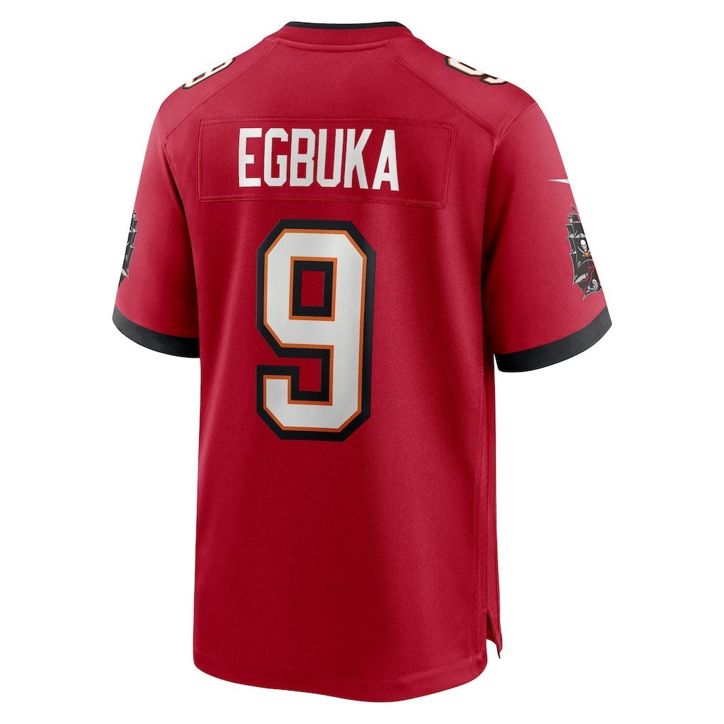 American Football Jersey | TB.Buccaneers #9 Emeka Egbuka Red Team Game Stitched - image 1