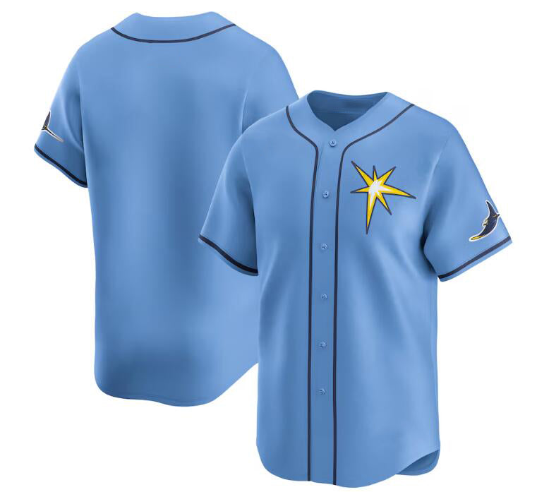 Baseball Jersey | Tampa Bay Rays Blank Light Blue Alternate Limited Stitched - image 1