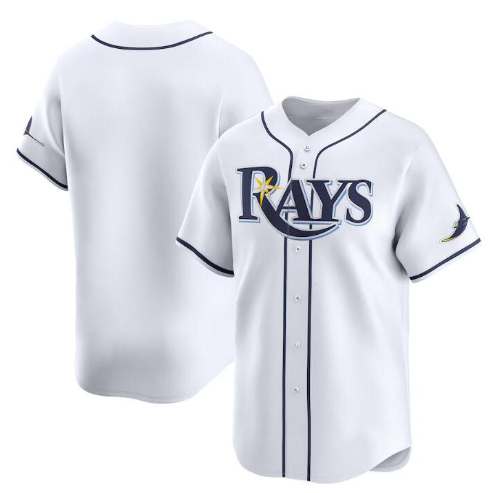 Baseball Jersey | Tampa Bay Rays Blank White Home Limited Stitched - image 1
