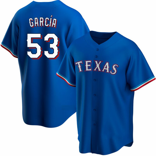 Baseball Jersey | Texas Rangers #53 Adolis Garcia Blue Stitched - image 1