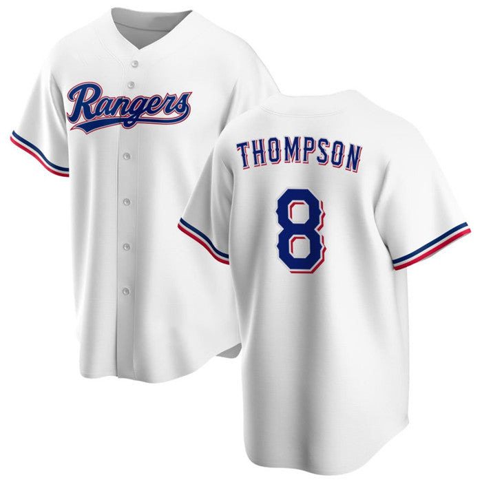 Baseball Jersey | Texas Rangers #8 Bubba Thompson White Stitched - image 1