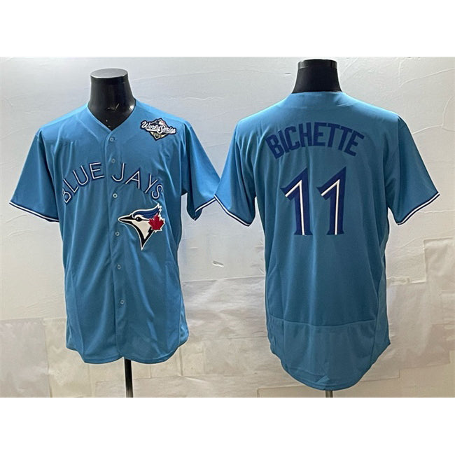 Baseball Jersey | Toronto Blue Jays #11 Bo Bichette Blue 2025 World Series Stitched - image 1