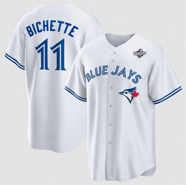 Baseball Jersey | Toronto Blue Jays #11 Bo Bichette White 2025 World Series Home Stitched - image 1