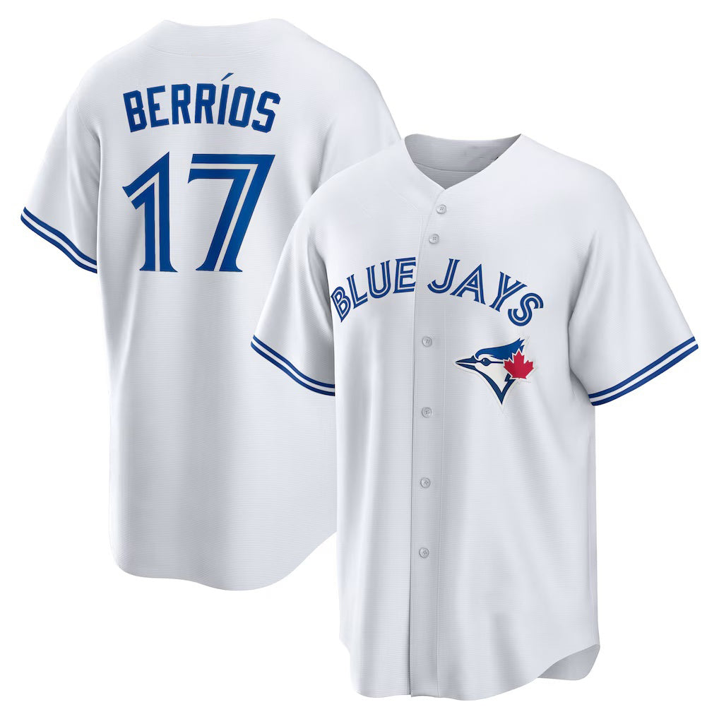 Baseball Jersey | Toronto Blue Jays #17 Jose Berrios White Home Replica - image 1