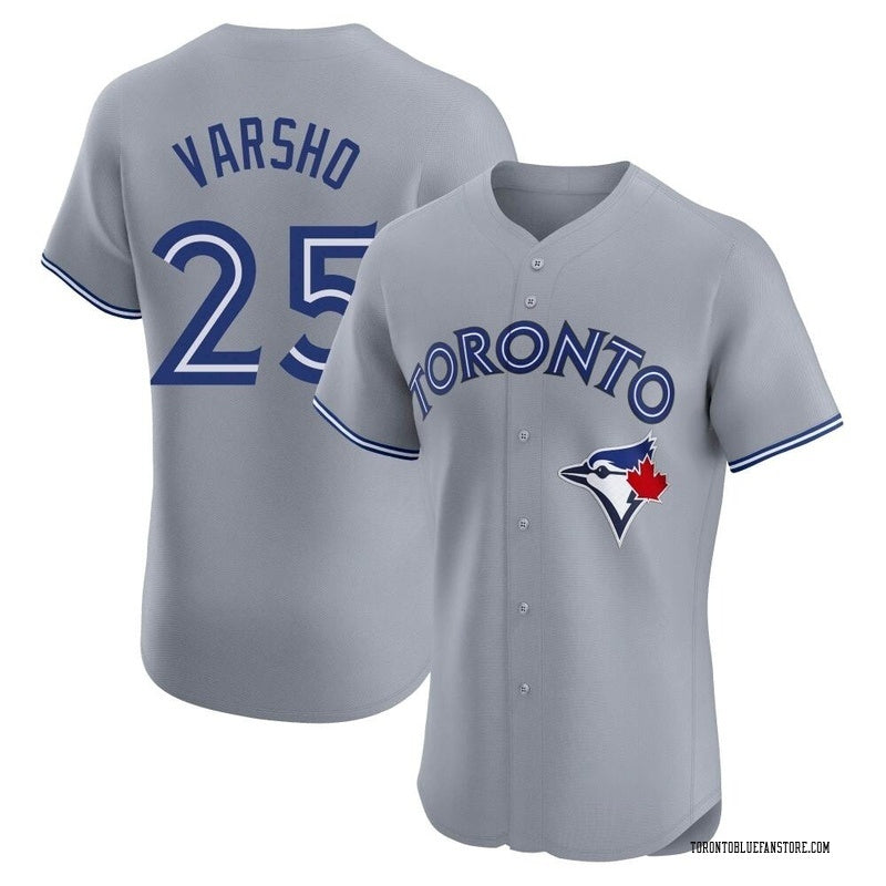 Baseball Jersey | Toronto Blue Jays #25 Daulton Varsho Grey Stitched - image 1