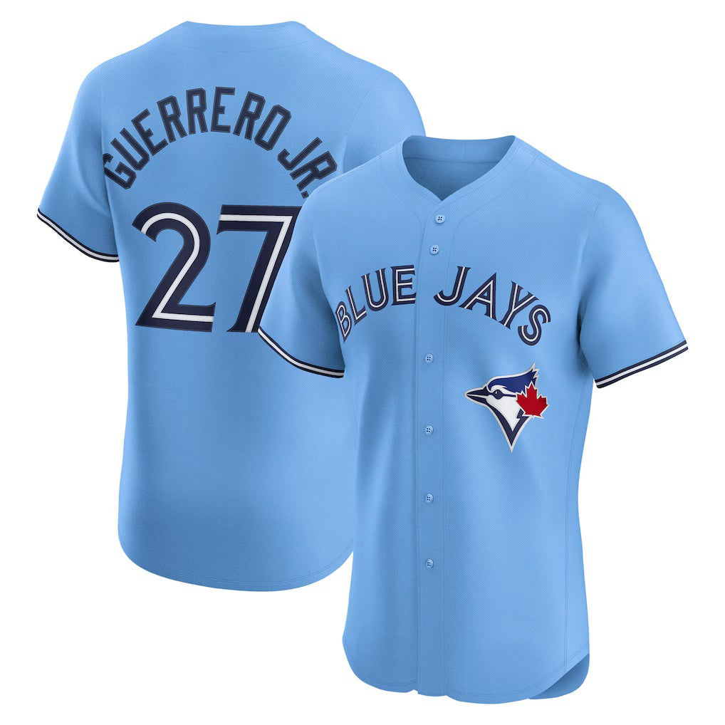 Baseball Jersey | Toronto Blue Jays #27 Vladimir Guerrero Jr. Powder Blue Alternate 2 - image 1
