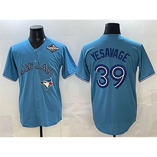 Baseball Jersey | Toronto Blue Jays #39 Trey Yesavage Blue 2025 World Series Home Stitched - image 1