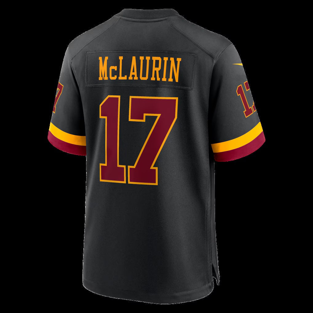 American Football Jersey | W.Commanders #17 Terry McLaurin Black Hail Raiser Alternate Game Stitched Football American Jersey - image 1
