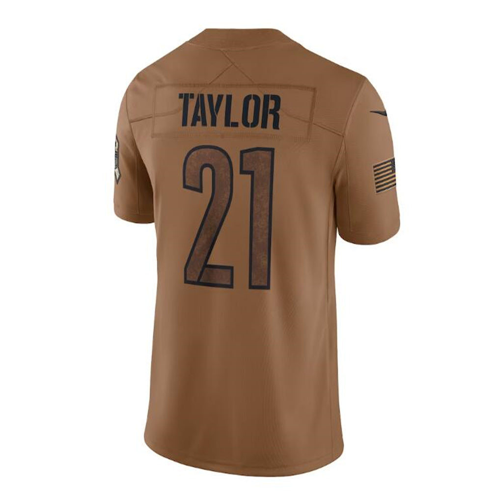 American Football Jersey | W.Commanders #21 Sean Taylor Brown 2023 Salute To Service Retired Player Limited Jersey Stitched American Football Jerseys - image 1