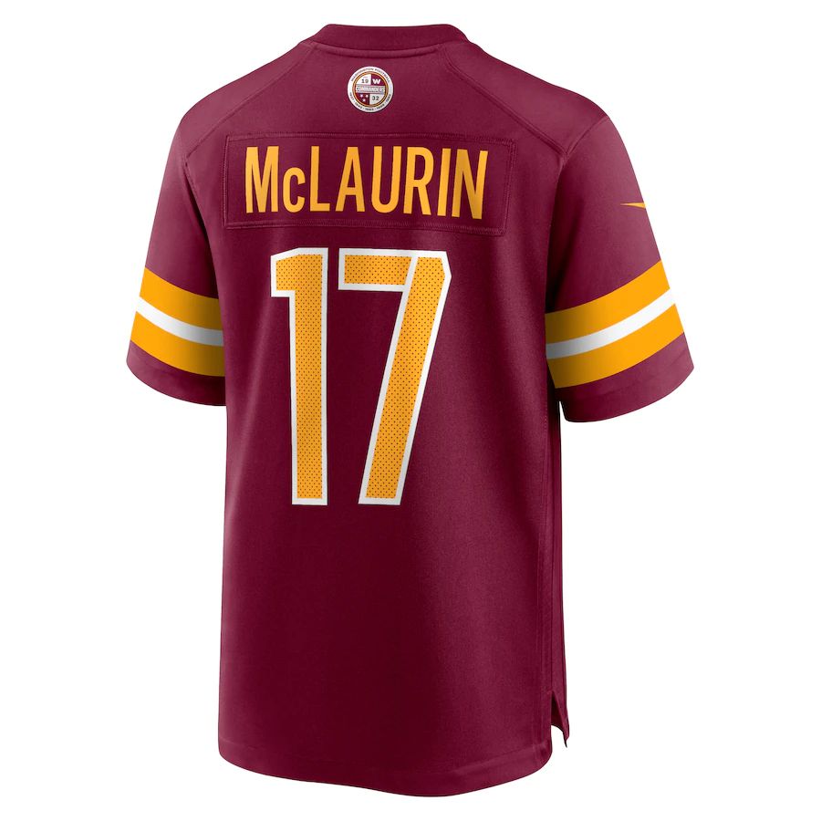 American Football Jersey | W.Commanders #17 Terry McLaurin Burgundy Game Jersey Stitched American Football Jerseys - image 1