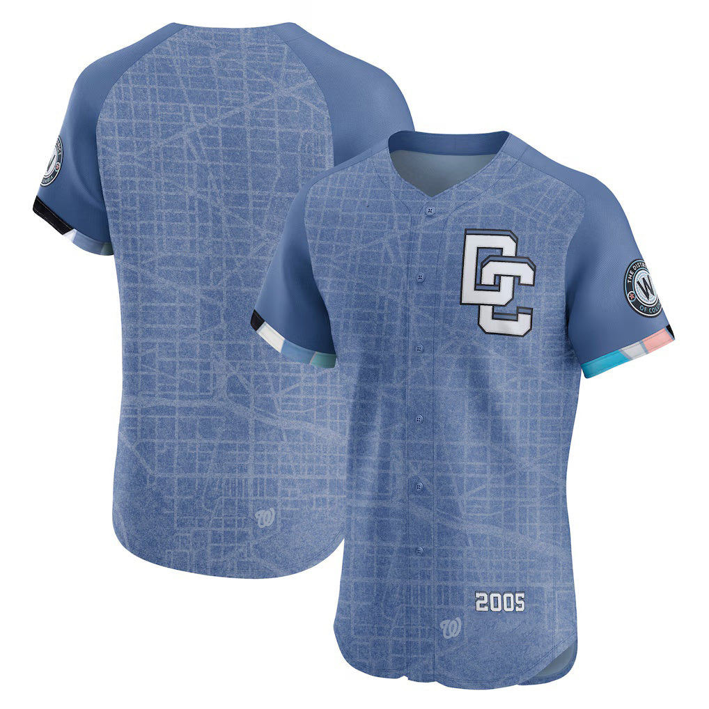 Baseball Jersey | Washington Nationals Blue 2025 City Connect - image 1