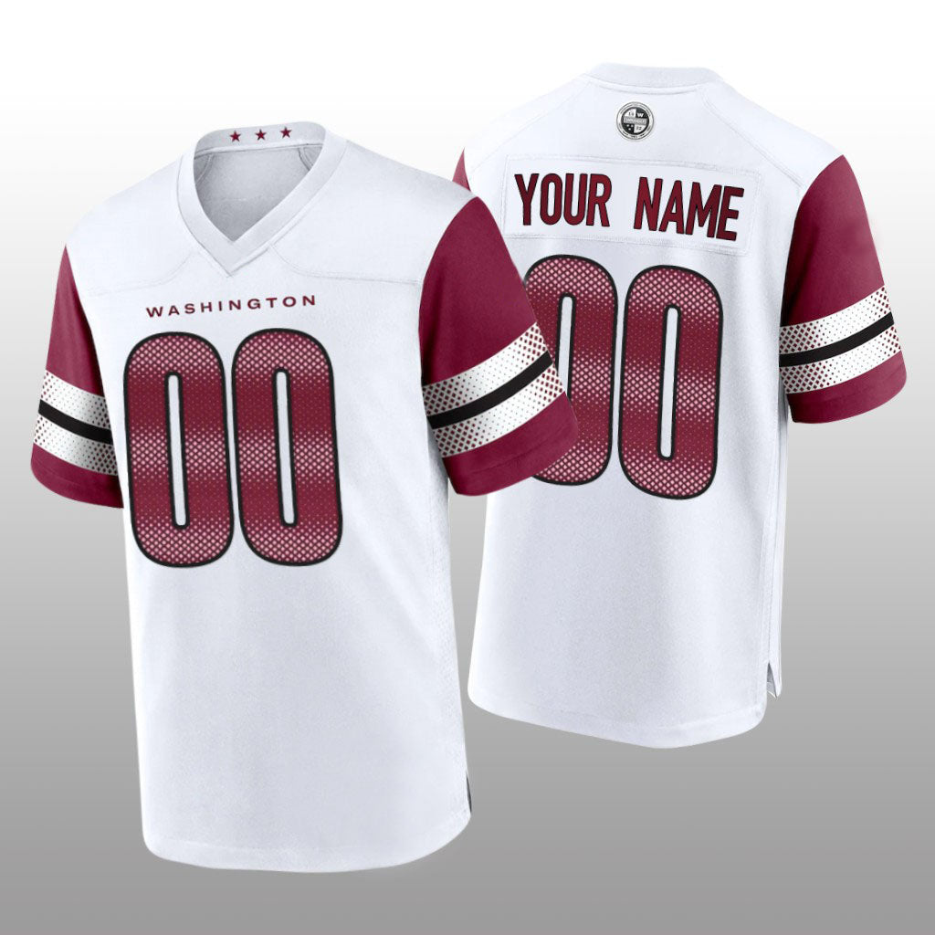 American Football Jersey | Custom W.Commanders White Game Jersey Football Jerseys - image 1
