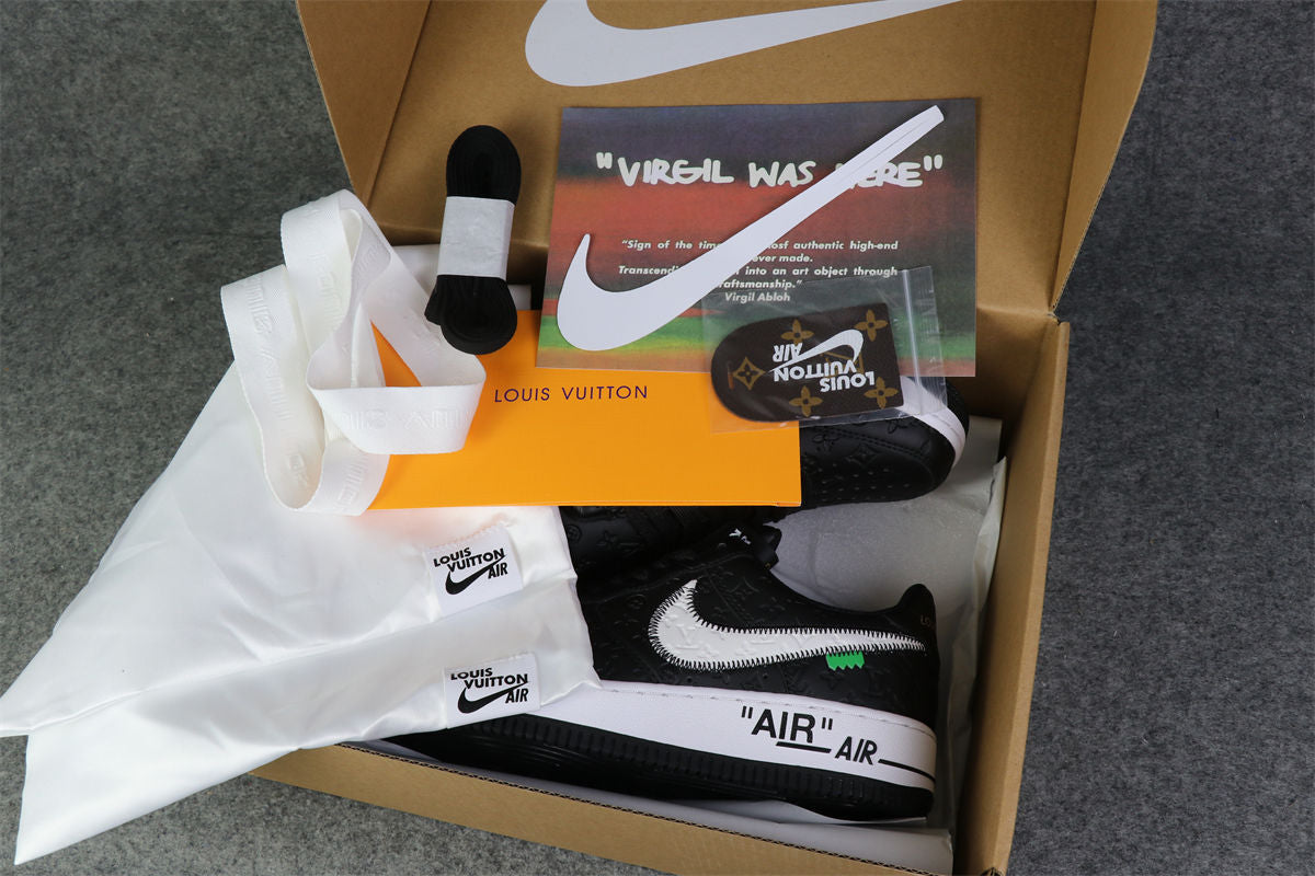 (Custom) Air Force 1 Sneakers 'Black' - product view 11