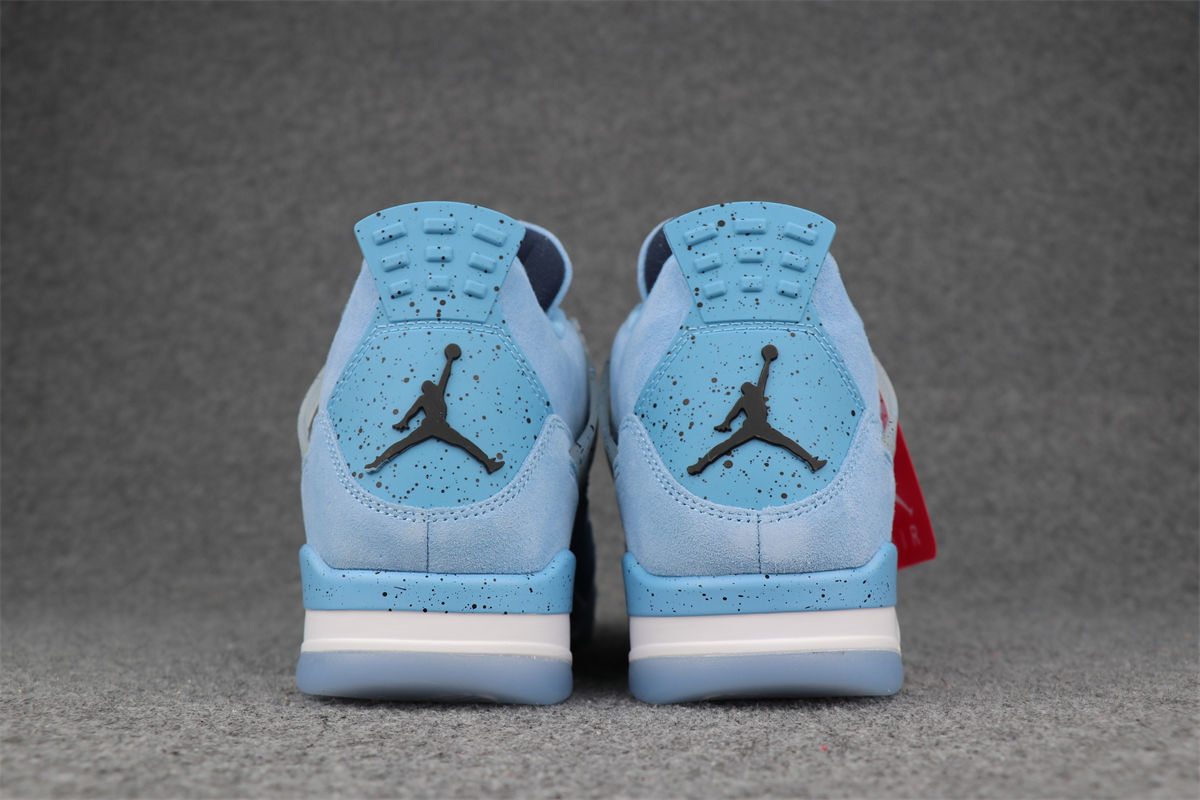 Air Jordan 4 Retro 'UNC Football' PE Sneakers - product view 13