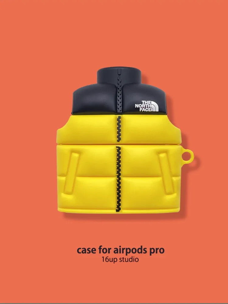 TNF down jacket style Airpods Case - product view 10