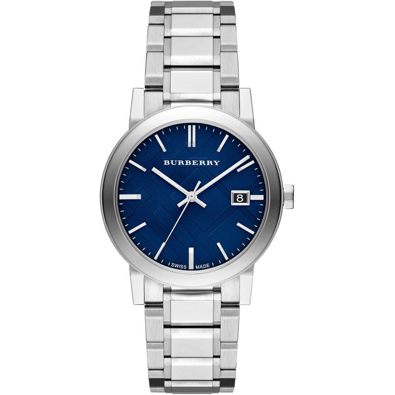 Burberry The City Steel Blue 38mm Watch - product view 1