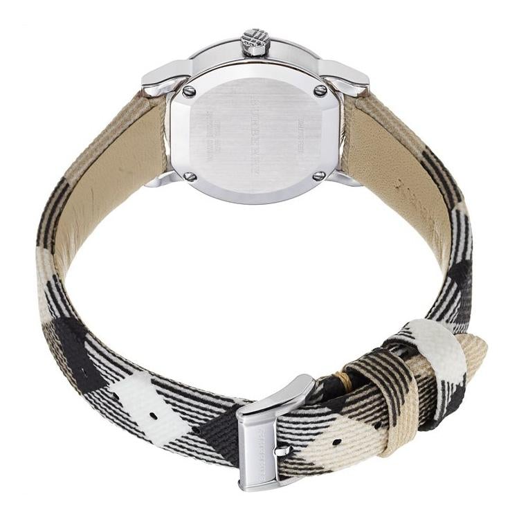 Burberry Ladies Silver Nova Check 26mm Watch - product view 2
