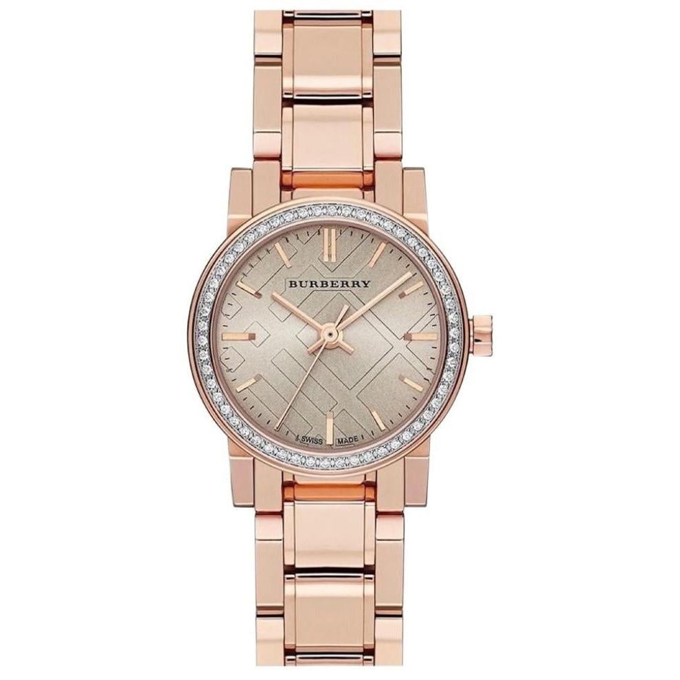 Burberry Ladies The City Diamond Rose Gold 26mm Watch - product view 1