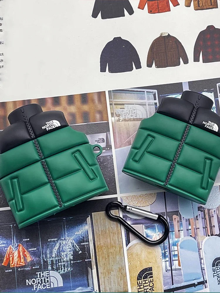 TNF down jacket style Airpods Case - product view 5