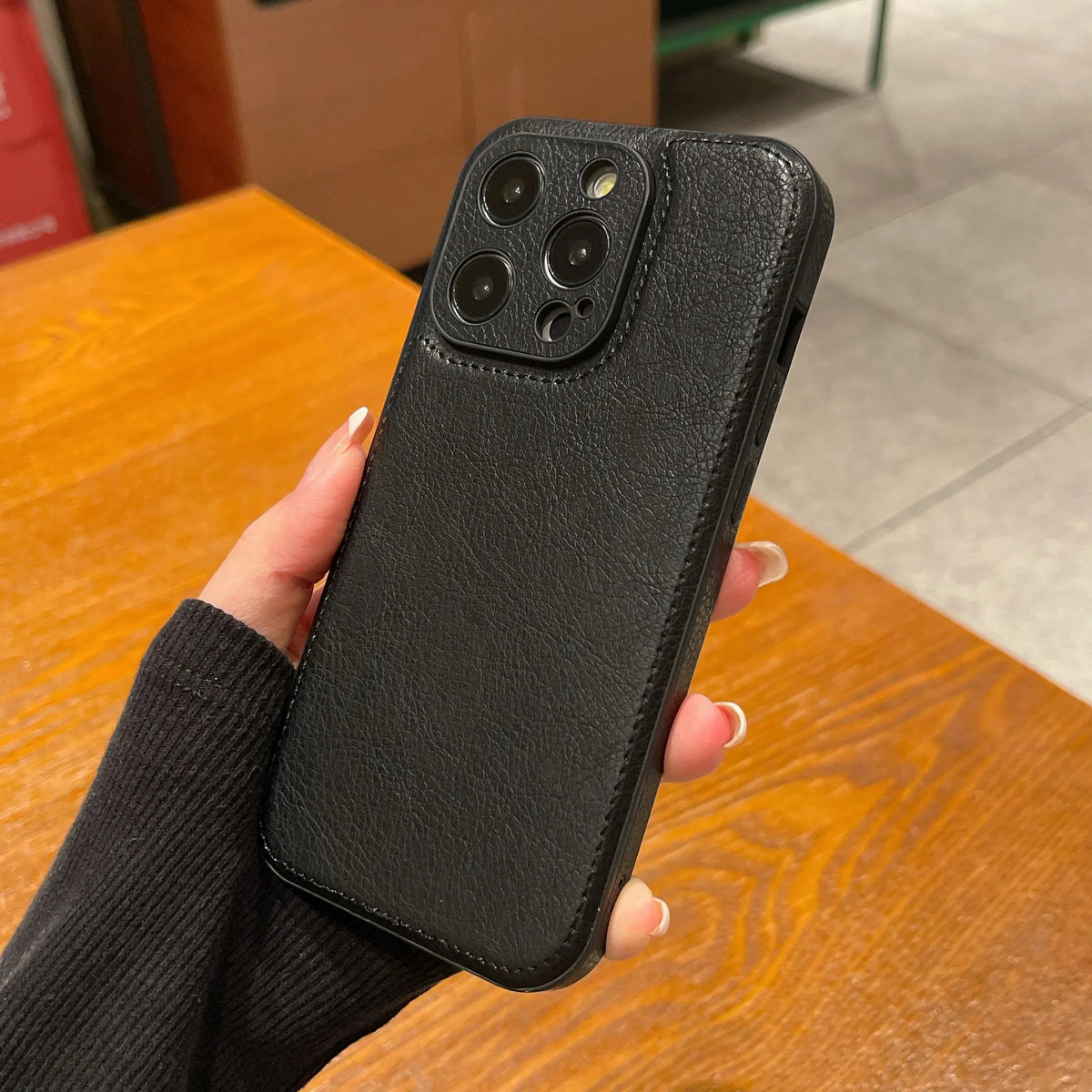 Vintage Leather iPhone Case - product view 8