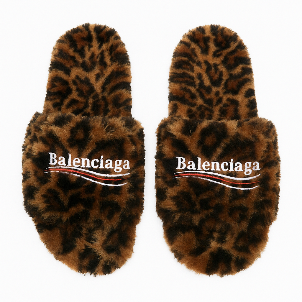 Furry Slide Sandal - product view 3