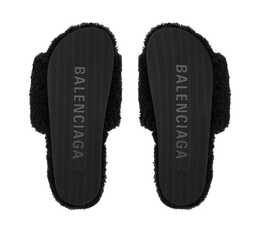 Furry Slide Sandal - product view 2