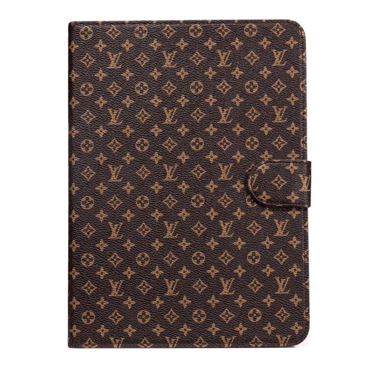 iPad Case Canvas Monogram Leather Fresh Summer Theme Pattern - product view 2