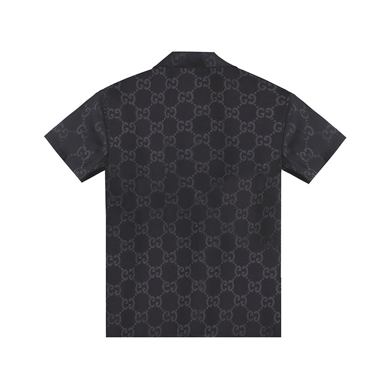 GUC081  New men's summer short sleeved collared shirt clothing