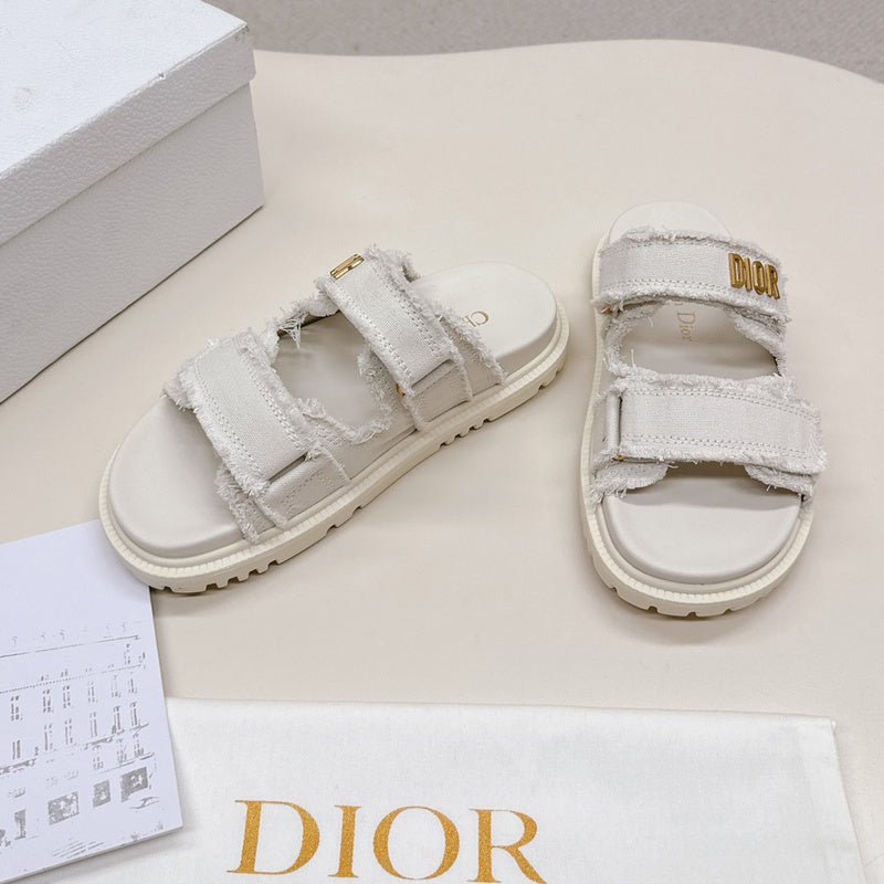 ODS3 Leather Women Slipper Size 35-42 Shoes with box